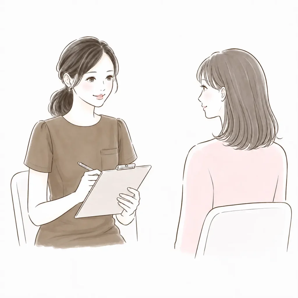 カウンセリングのイメージイラスト